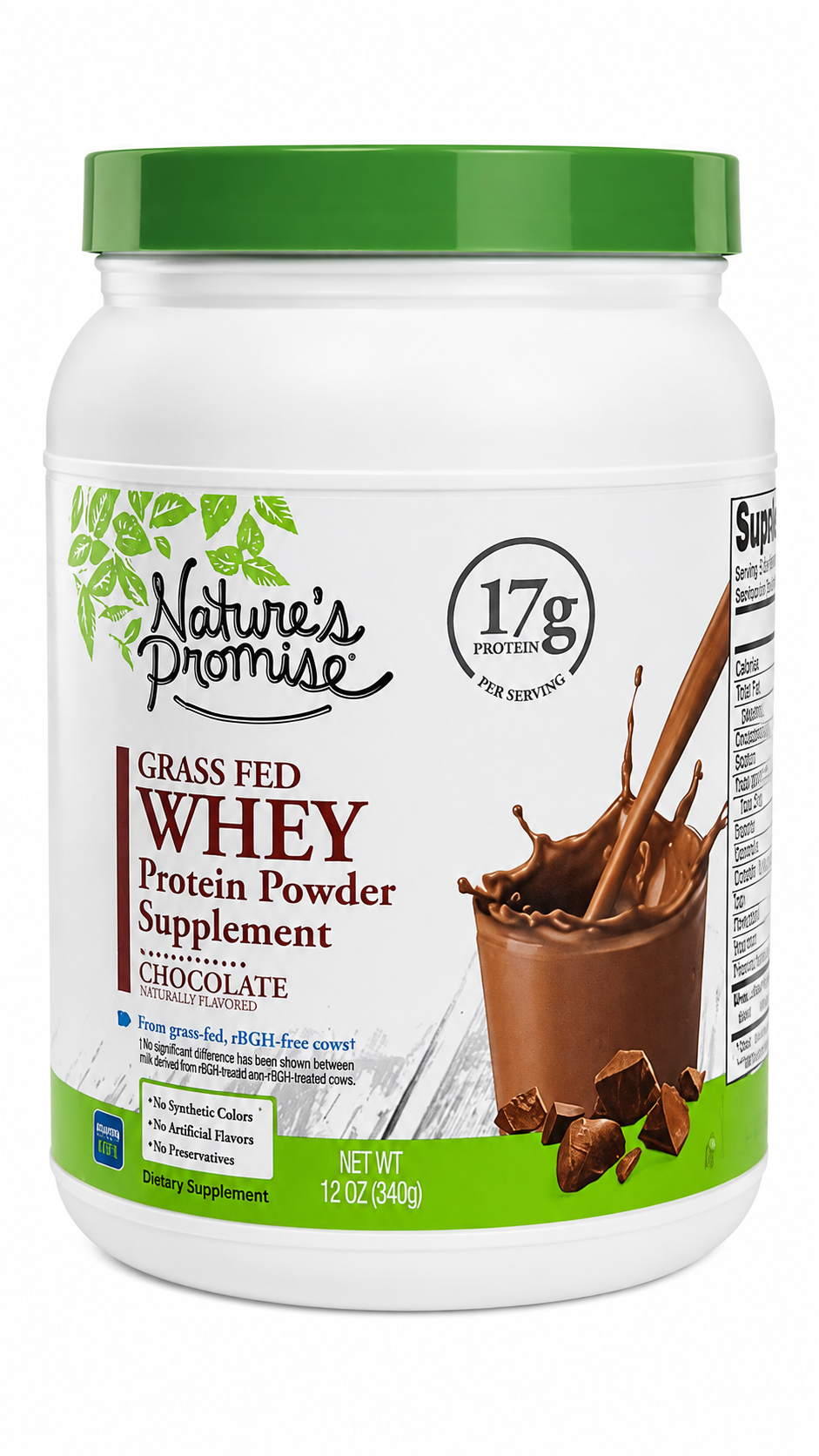 Nature's Promise Grass Fed Whey Protein Chocolate