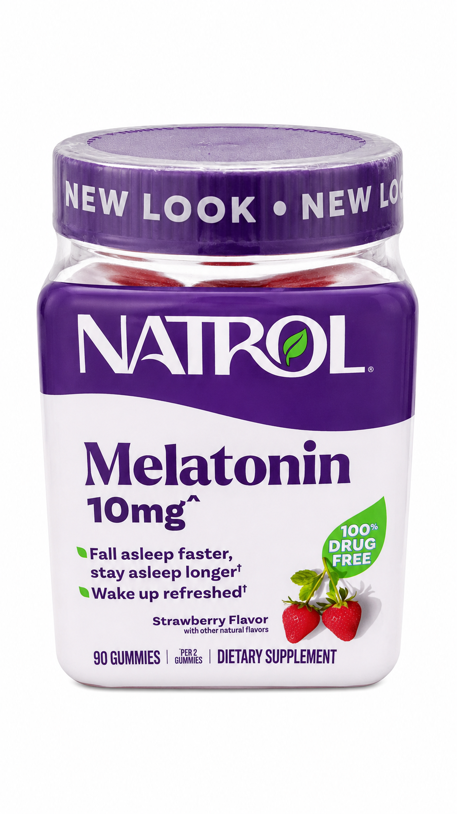 Natrol Melatonin 10 mg Strawberry 90 gummies