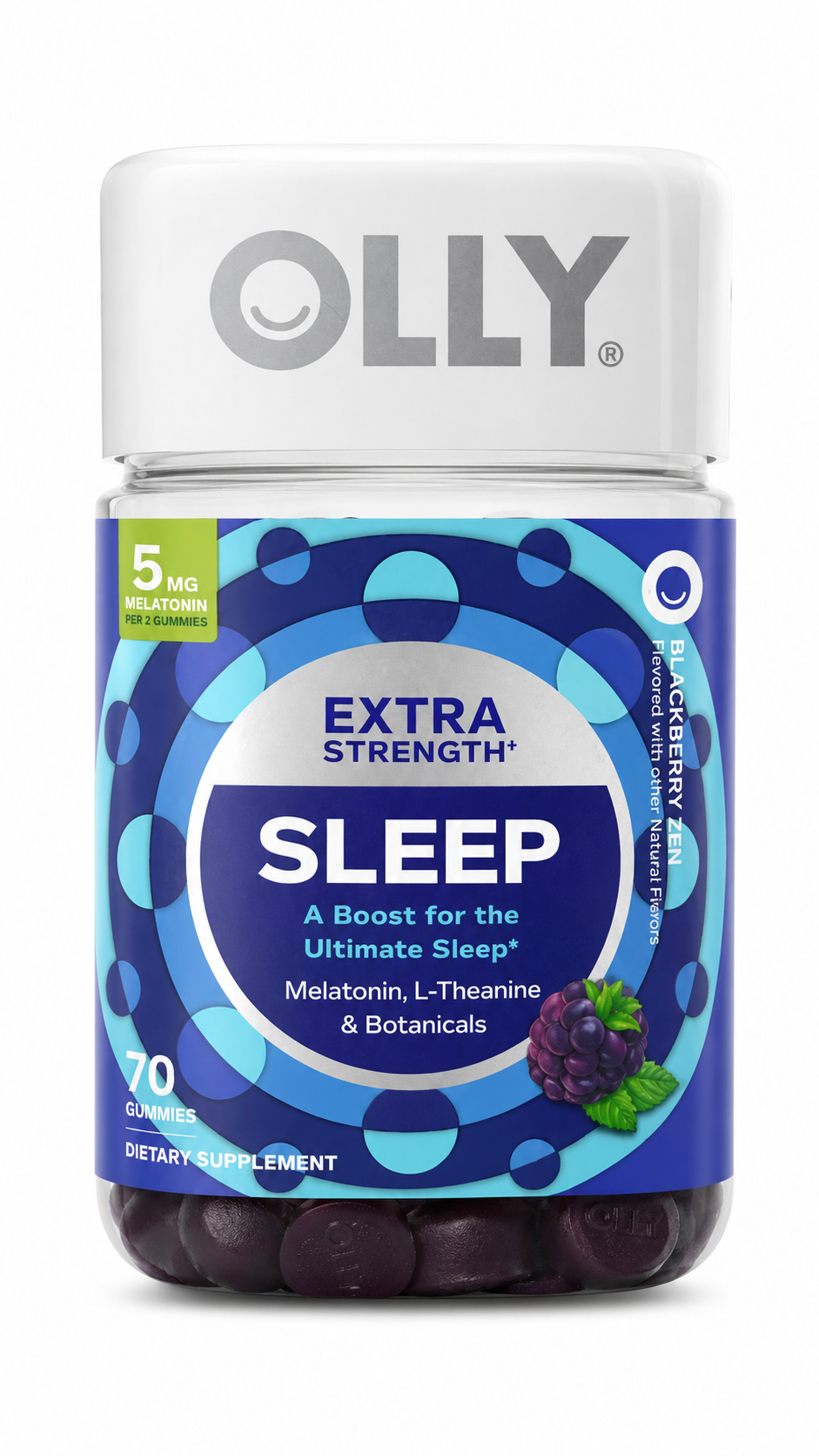 OLLY Extra Strength Sleep 5 mg 70 gummies