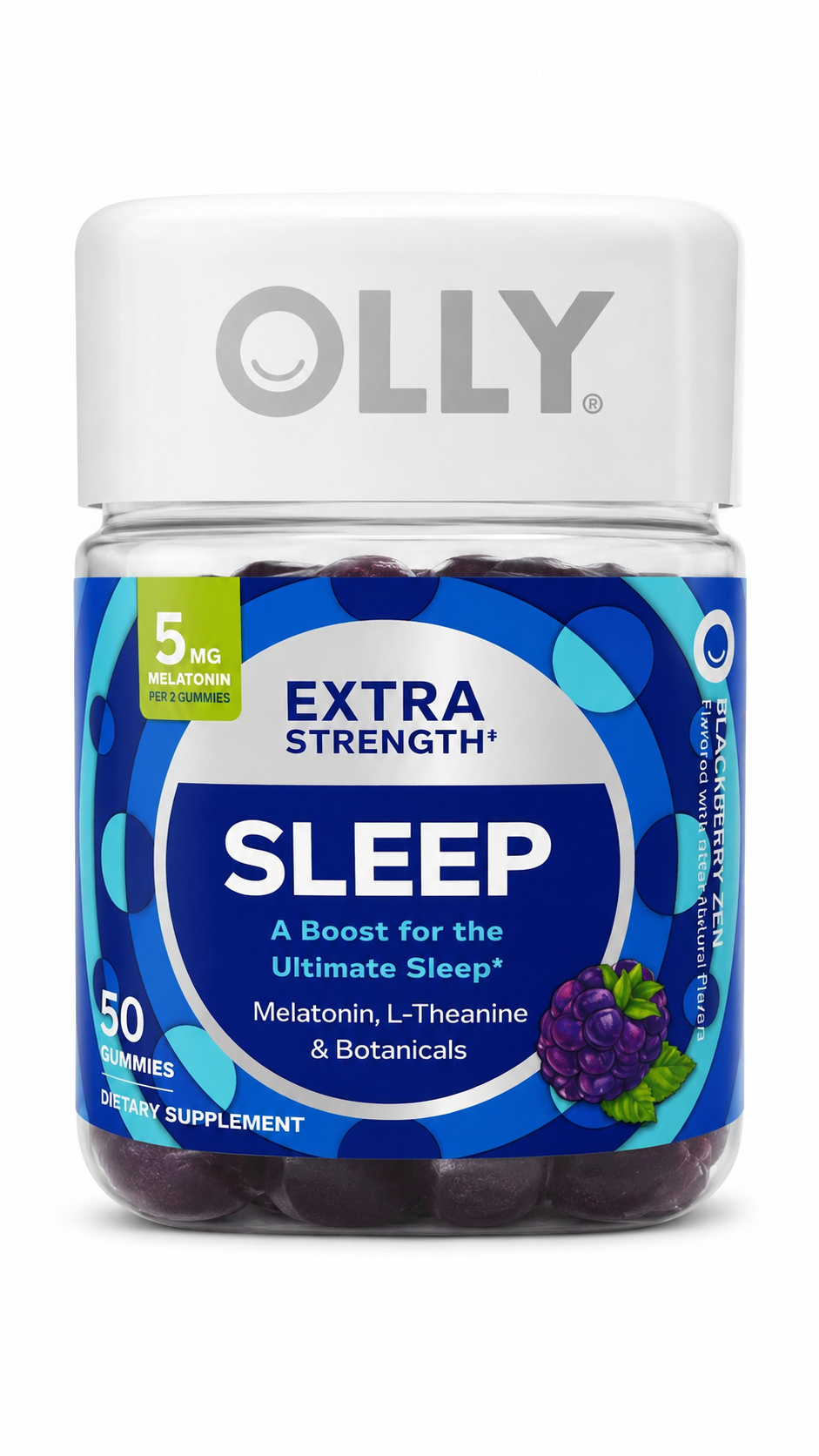 OLLY Extra Strength Sleep 5 mg 50 gummies