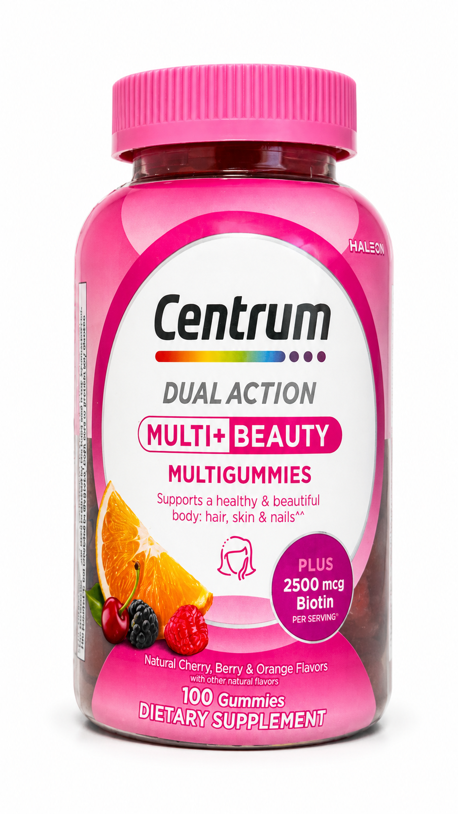 Centrum Dual Action Multi + Beauty 2500 mcg Biotin 100 gummies