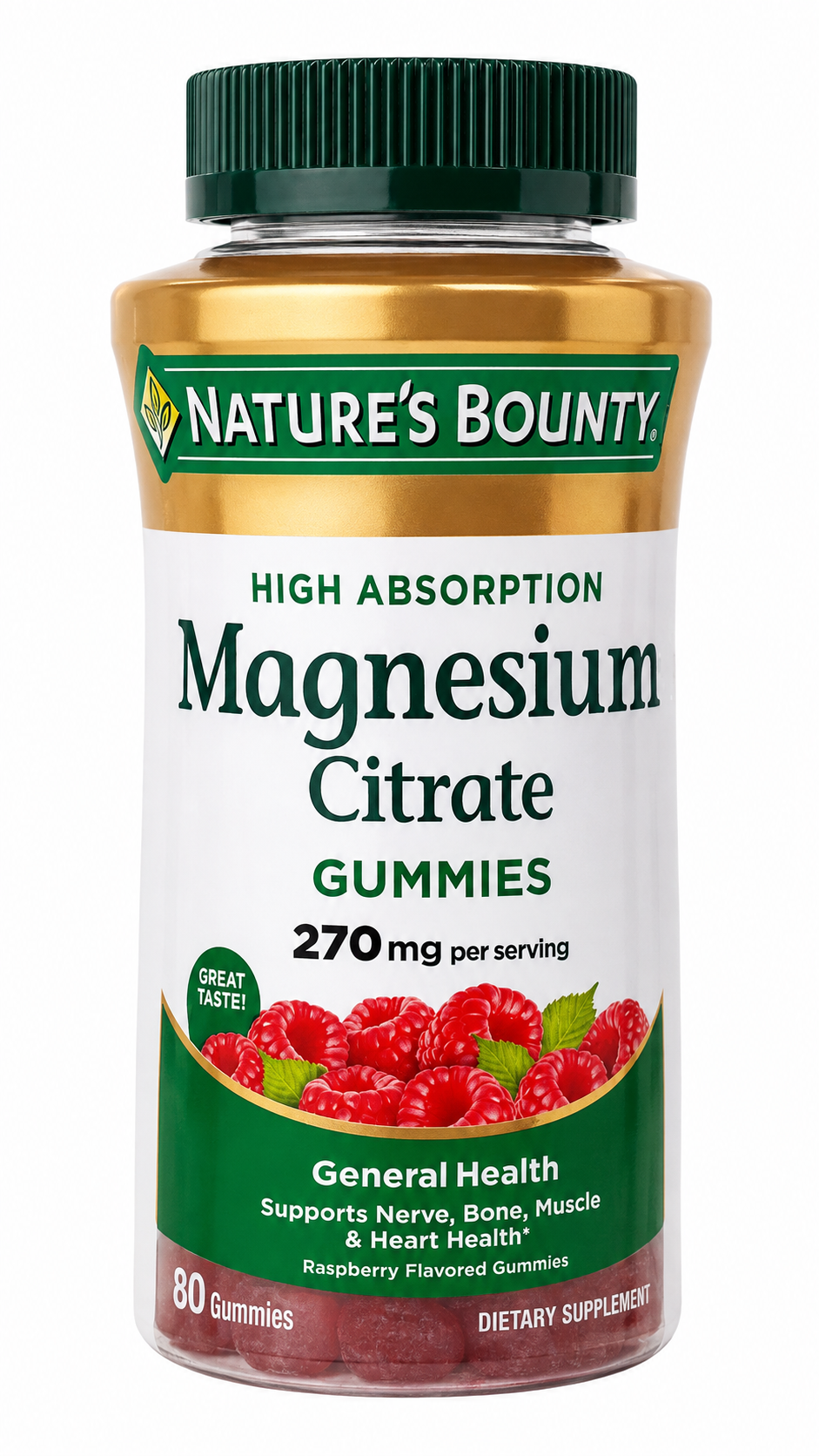 Nature's Bounty Magnesium Citrate Gummies 270 mg, 90 gummies