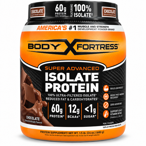 Body Fortress Super Advanced Isolate Protein Chocolate 1.5 lb