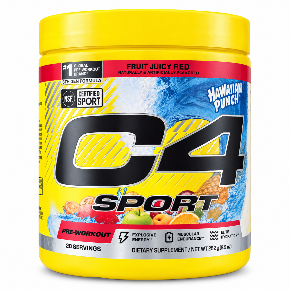 C4 Sport Pre-Workout Hawaiian Punch 20 servicios