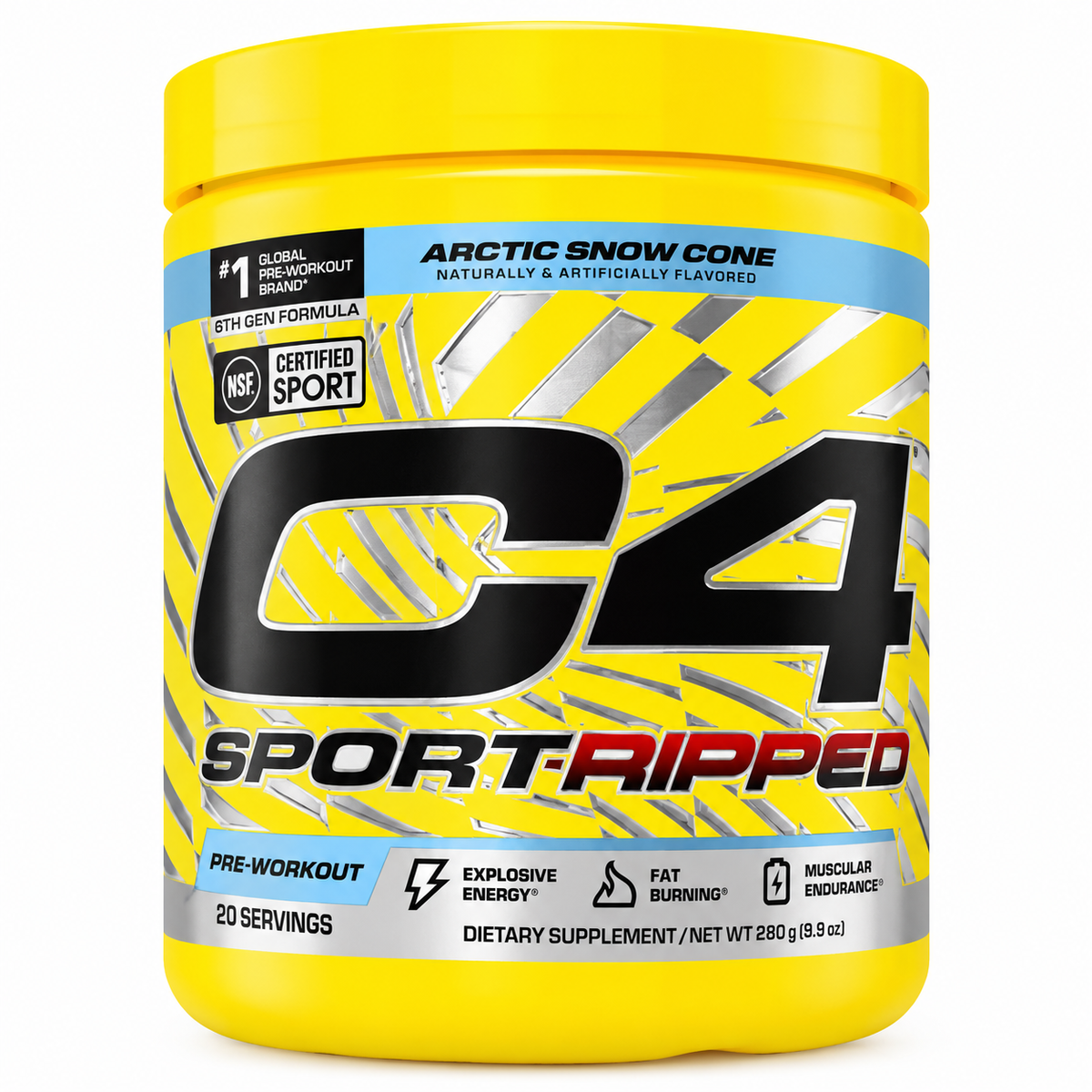 C4 Sport Ripped Arctic Snow Cone 20 servicios