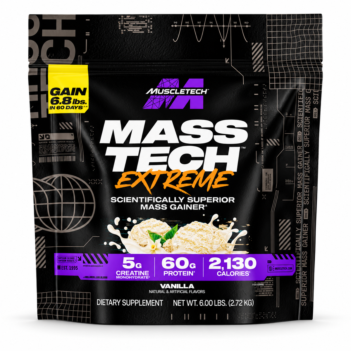 MuscleTech Mass Tech Extreme 6 lb Vanilla