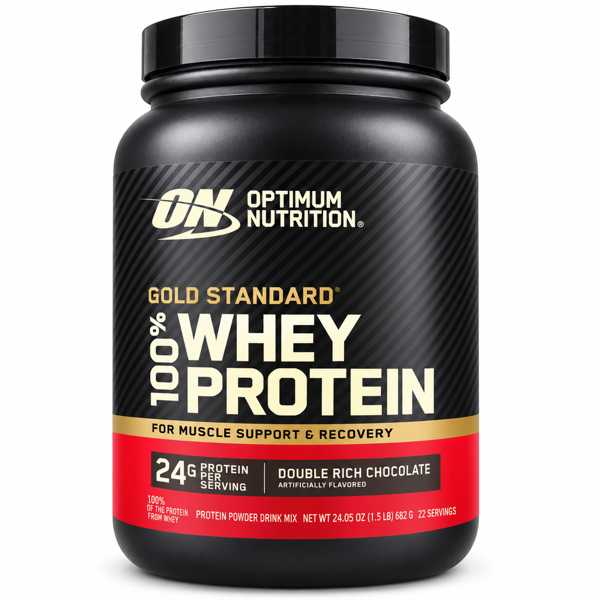 Optimum Nutrition Gold Standard 100% Whey Double Rich Chocolate 22 servicios