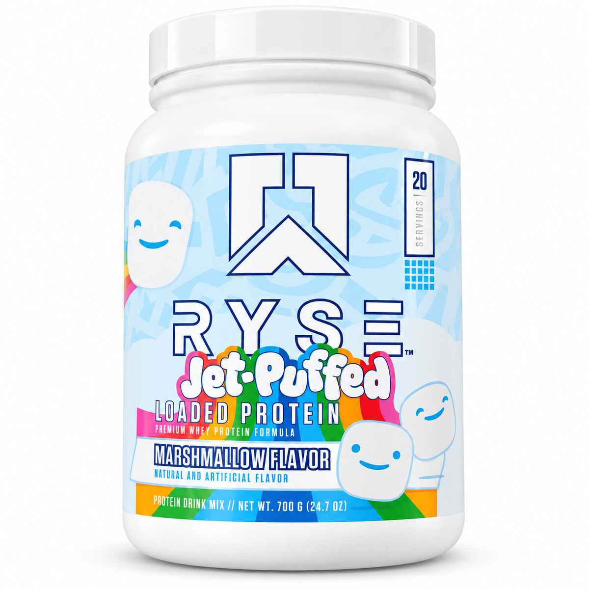 RYSE Jet-Puffed Loaded Protein Marshmallow Flavor 20 servings